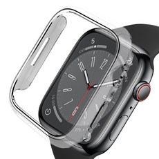 LuA lovel Apple Watch PC硬殼保護殼, 透明, 1個