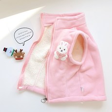 woojooi 兒童Hug Bunny搖粒絨背心