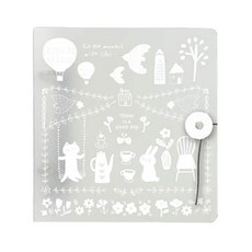 JOY STAR INS風 A5多功能收納冊, 本品4格5張入+大單格5張入, 花鞦韆, 1本