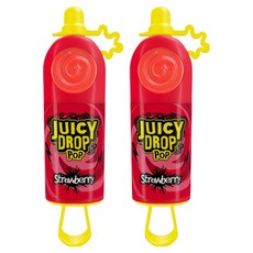 JUICY DROP POP糖果+酸味液體擠壓瓶 隨機出貨, 2支, 26g