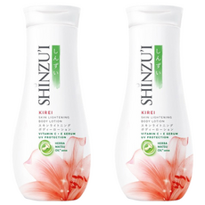 SHINZU'I 身體乳液 Kirei 210ml 含維生素C和E 輕盈保濕 亮白嫩膚, 2瓶