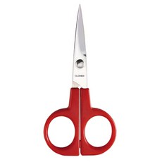 Clover 可樂牌 迷你手藝剪刀 線剪 10.5x5.1x0.5cm 不鏽鋼 ABS樹脂 日本產, 紅色, 1個