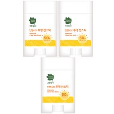 그린핑거 인텐시브 투명 선밤, 20g, 3개