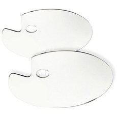 OON 多使用 - 透明丙烯酸透明油漆調色板, 2個, 一格