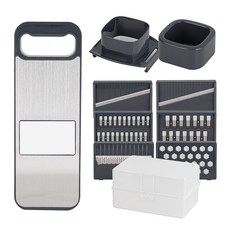 domus. 不鏽鋼多功能切片刨絲器套組, 混合色, 1套