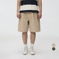 SPAO 男款每日單褶百慕達棉質短褲 SPTHF24C03