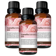 BONNIE HOUSE 植享家 山茶花油 有機認證山茶花籽油 深層滋養修護 肌膚彈嫩柔滑, 30ml, 3瓶