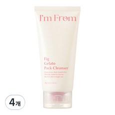 아임프롬 피그 젤라또 팩 클렌저, 120g, 4개