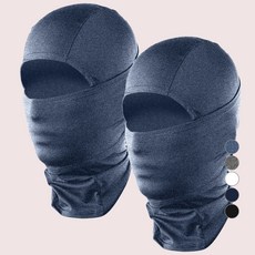 ARMEDES 冬季刷毛巴拉克拉瓦頭套 AR-18, CD海軍藍, 2個