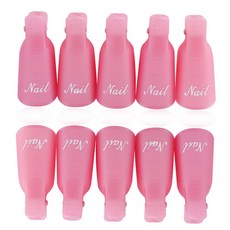 daily friends 手指卸甲夾, 10個, 粉紅色