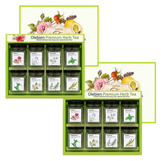 올레비엔 허브차 선물세트, 티백 8종, 2세트