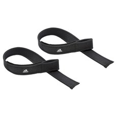 Adidas 舉重棉質拉力帶, 黑色
