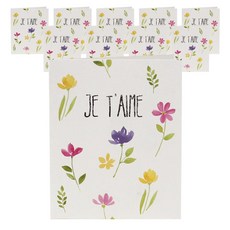 heLLo MORIS 芙蘿拉 Je t'aime 卡片 10入, 混合色