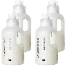 Bebeskin 高濃縮織物柔順劑，帶有可愛的桃子香味, 1070毫升, 4個