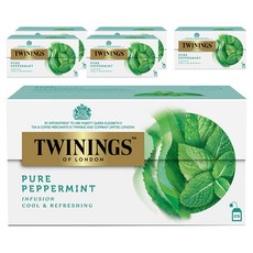 트와이닝 페퍼민트 티백, 2g, 25개입, 6개