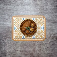 ITAR 浪漫防水餐墊, 復古黃, S(40 x 30 cm)