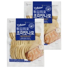 해맑은푸드 맛나포 튀김쥐포, 400g, 2개