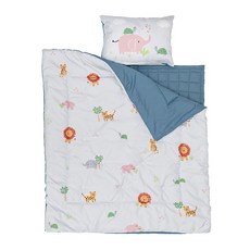 아이자리 키즈케어 애착 낮잠이불세트 분리형, 애니모모