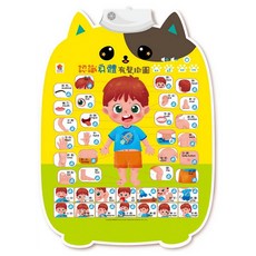 認識身體有聲掛圖 2歲以上, 双美生活文創