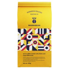WANNABEAN ROASTERY 經典綜合原豆咖啡, 義式濃縮(醇厚), 500g, 1個