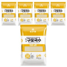 몽고식품 구포국수 진공소면, 3kg, 5개