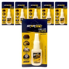 Cleanstar Brand Star Tac 多用途瞬間接著劑, 6個