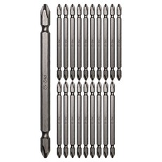 스탠맨 6각생크 자석 양용 십자드라이버 비트 110mm PH2, 20개