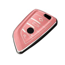 하마테 BMW 360도 충격보호 풀커버 키케이스 C타입, 핑크, BMW 신형타임