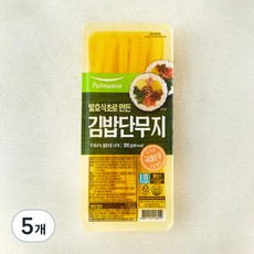 풀무원 발효식초로 만든 김밥단무지, 300g, 5개