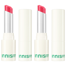 INNISFREE 晨露光透水感唇膏, 2支, 3.5g, 04 Azalea Pink