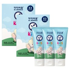 유한양행 닥터버들 어린이 치약 포도향, 60g, 6개