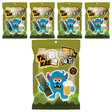 苔嗑 香酥海苔 醬燒風味 (36g) 薄脆爽口 鹹香可口, 36g, 5包