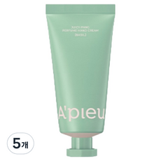 어퓨 과즙팡 퍼퓸 핸드크림 바질, 30ml, 5개
