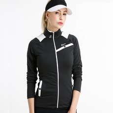 Bouncing Bag 徽標按扣立起夾克 - 黑色