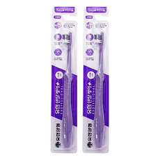 YUHAN DENTAL CARE Professional牙套用U型牙刷 柔軟度7.0 紫色, 1入, 2入