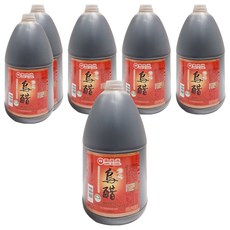 萬家香 特級烏醋 絕不添加化學原料、焦糖色素, 3750ml, 6瓶