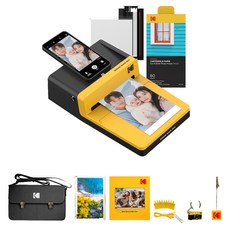 코닥 도크 ERA 포토프린터 + 액세서리 세트, D600, Yellow