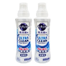 Kao 花王 Cucute 珂珂透 ULTRA CLEAN 洗碗機專用強效洗碗精 無香 480g, 2瓶