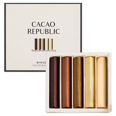cacaorepublic 比利時手工巧克力棒禮盒 5入, 70g, 1盒