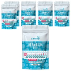 Smiling 百齡 乳酸酵素漱口水 瑪黛茶薄荷, 60個, 10ml