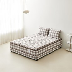 이노센트 헤븐 프리미엄 필로우탑 독립 포켓 매트리스 + 파운데이션 세트 방문설치, 어반그레이, 440mm