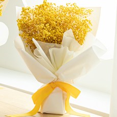 COCODOR 珂珂朵爾 不凋謝鮮花 永生滿天星中型花束, 黃色