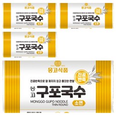 몽고식품 구포국수 진공소면, 1.4kg, 4개