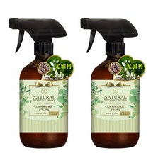 QUNDO 康朵 尤加利精油噴霧, 天然防蟲, 500ml, 2瓶