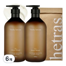hetras. 飯店療癒身體乳 No.7 五星級飯店, 6瓶, 1.013L