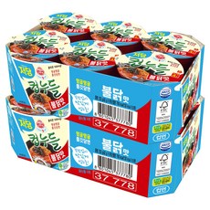 오뚜기 LIGHT&JOY 저당 컵누들 불닭맛 42g, 12개