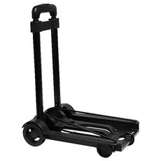 FOSO 輕便型摺疊手推車，伸縮拉桿設計，萬向輪靈活移動，購物旅行搬家好幫手, 1個