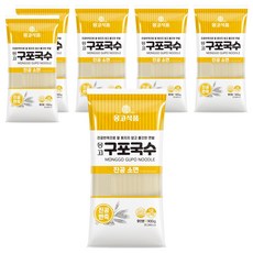 몽고식품 구포국수 진공소면, 900g, 6개