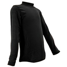 GIAT 吉亞特 兒童捍溫吸濕發熱衣 立領款 台灣製, 110, 墨黑