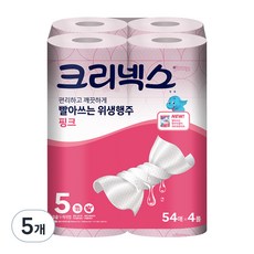 Kleenex 舒潔 可水洗衛生抹布 粉紅色, 216張, 5個
